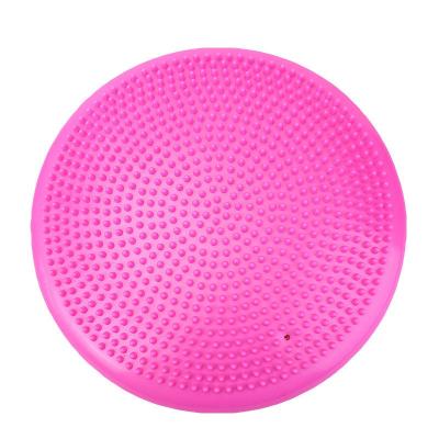 China Inflatable balance exercise anti-slip PVC balance cushion shimmy air cushion knee ankle yoga balance disc for sale