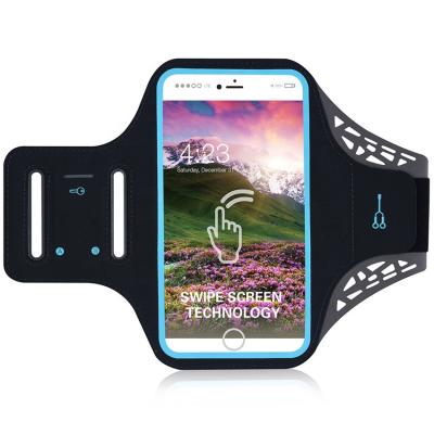 China High quality logo sports armband waterproof transparent touchable running armband custom available waterproof outdoor sports for sale