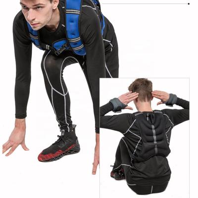 China Universal Breathable Non-detachable Sports Functional Weight Training Adjustable Exercising Vest 10kg Weighed Vest for sale