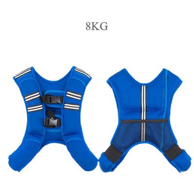 China Detachable exercise weighted training vest for weightlifting, running, and fitness bodyweight workouts; Men and Women-8kg for sale