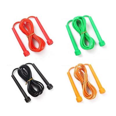 China SINGLE Hot Selling Cheap Eco-friendly PVC Plastic Jump Rope for sale