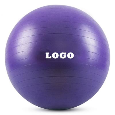 China Round Non-splinter PVC Non-splinter Stability Gymnastic Exercise Yoga Balance Ball With Pump for sale