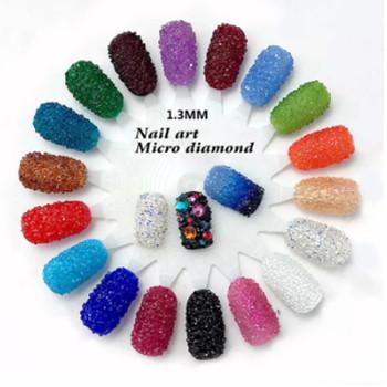 China 1.2mm Mini Nail Art Rhinestones ODM For Manicure for sale