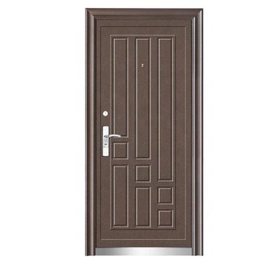 China Modern Cheap Exterior Metal Security Main Entrance Price Steel Doors for sale