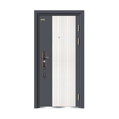 China Modern Exterior Cheap Price Metal Steel Security Door Customized Size And Colors for sale