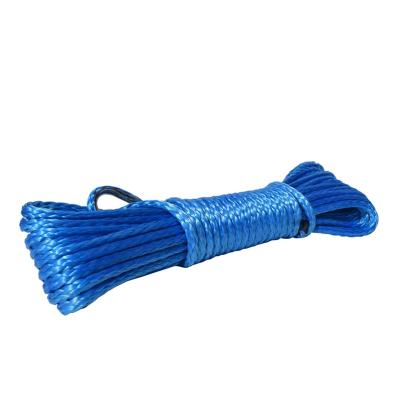 China (jinli rope) Synthetic Winch Rope With Aluminum Hawse Fairlead Atv Winch Kit Customized Size for sale