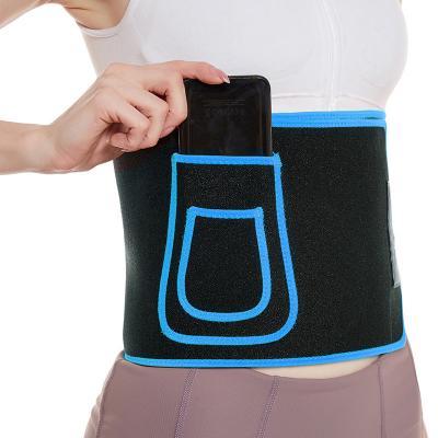 China High Quality Adult Sports Belly Sauna Wrap Sweat Band Slimming Sweat Belt Waist Trimmer For Women Men for sale