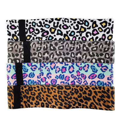 China Adult Hot Sale Leopard Custom Copy Personalized Resistance Bands for sale