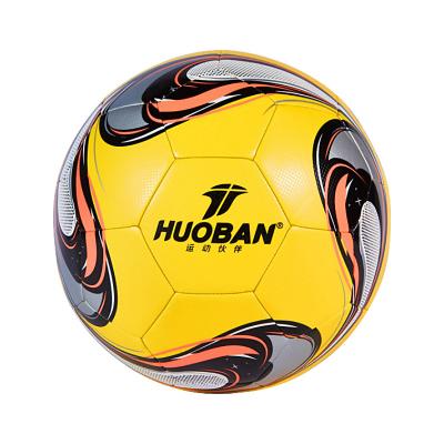 China LOKI Popular Hot Sale Custom Yellow PU Color Cheap Size 5 Football for sale