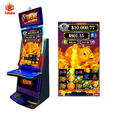 China Metal Spinning Game Machine Coin Operated Video Slot Game 3 60 In 1 43' Touch Screen Slot Table Game Machine for sale