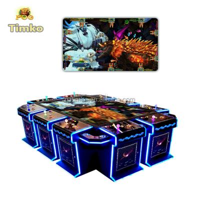 China Metal + Acrylic / Customize 2022 Hot 85' Luxury Multi Fish Game Cabinet Table Fishing Table Game Machine 6 Player Fish Game With Bill Acceptor for sale