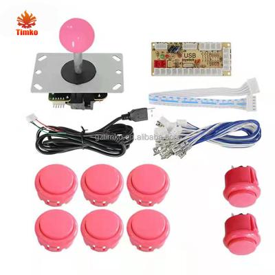 China High Performances Video Game Machine Parts Accessory Colorful Led Flicker Lit Arcade Machine Joystick LCD Screen Bright Buttons for sale