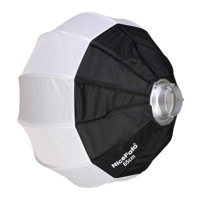 China Metal& Softbox Fabric Globe Diameter 65cm NiceFoto Lighting Softbox Set For Lighting for sale