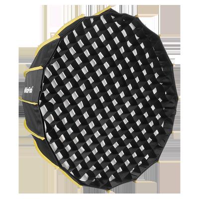 China 2 NiceFoto Diffusers Excellent LED-60cm Deep Bowens Parabolic Light Soft Mount Box With Quick Freeze Rack for sale