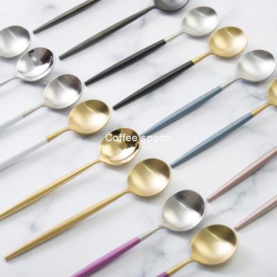 China Sustainable Stylish Stainless Steel Teaspoons For Home And Office Use for sale