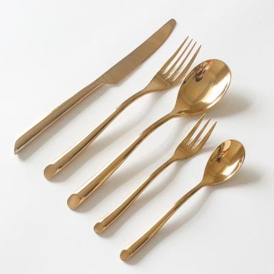 China Viable Gold Premium Cutlery Set Stainless Steel Flatware Set With Premium Quality And Design for sale