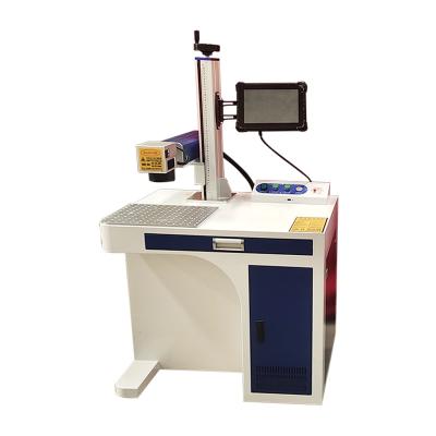 China High Efficiency Air Cooled Flying Fiber Laser Marking Machine For Food Package for sale