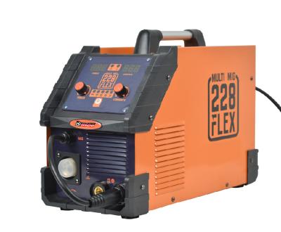 China Good Quality PORTABLE Mini Welder Equipment MIG-228FLEX DC 228V Inverter Electric Welding Machine for sale