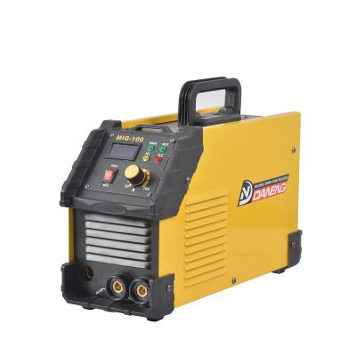 China Good Quality PORTABLE Mini Welder Equipment MIG-100 DC 228V Inverter Electric Welding Machine for sale