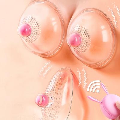 China 10 Powerful Vibrating Nipple Massager Women Clitoral Vibration Modes Tongue Nipples Sucker Stimulator Sex Adult Toys for sale