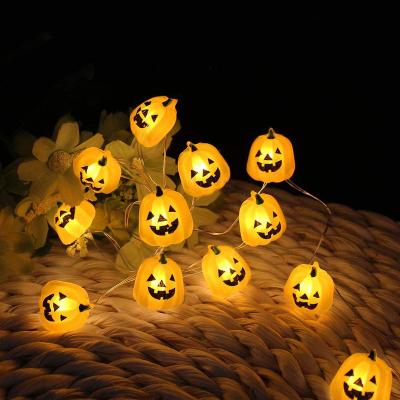 China Steady On And Twinkle Copper Wire Halloween Pumpkin LED Lights for sale