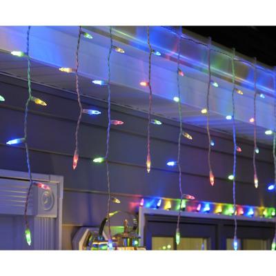 China Steady On and Twinkle Holiday Multi LED Mini Icicle Lights Sleek for sale