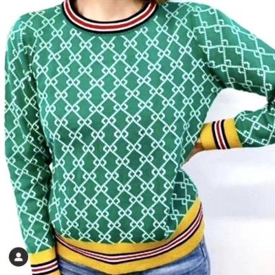 China Anti-wrinkle Spring Autumn Pullover Jacquard Round Neck Collar Flower Leisure Long Sleeve Plus Size Oversized Men Women's Unisex Sweater for sale