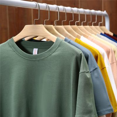 China Compressed Us Size China Manufacturer Fit Plain 280gsm 100% Cotton Custom Logo High Quality Oversized Blank T Shirt For Men for sale