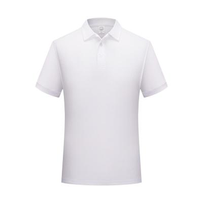 China Anti-wrinkle Wholesale Short Sleeve Comfortable Plain Custom Logo White Cotton Unisex Polo T-shirt Men for sale