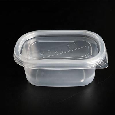 China Free Sample Disposable Food Processor PP Microwave Box Plastic Food Container With Lid for sale