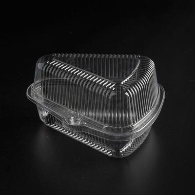 China Food Grade Disposable Sandwich Triangle PS Plastic Food Containers for sale