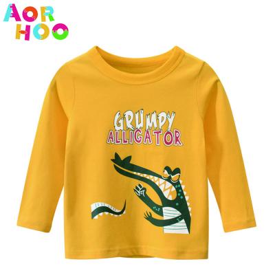 China Aorhoo Toddler T-shirt Plain Cotton Anti-Shrink 100% Kids Mask Custom Logo Ts Children Girls Kids Tees Baby Boys T-shirts -shirt for sale