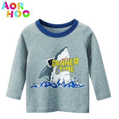 China Aorhoo girl print anti-shrink high quality black t-shirt small the melanin group shirt child kawaii clothes white T-shirt for sale