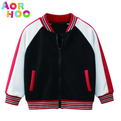 China Other Aorhoo Outwear Kids Denim Jacket OEM Boy and Girl Custom Baby Kids Plain Fur Jeans Denim Jacket for Kids for sale