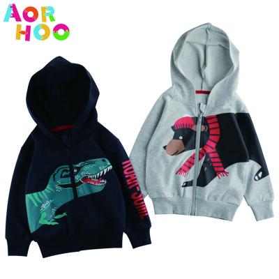 China Aorhoo Viable 2021 Korean Spot Fashion Casual Boys Without Coat Hat Air Cotton Coat Autumn New Children Outerwear for sale