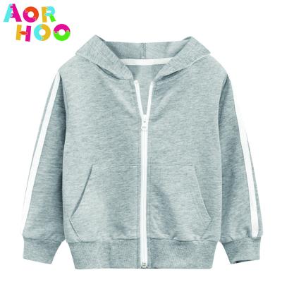 China Aorhoo Amazon baby spring and autumn cardigan baseball jacket children's street viable hot sale Korean jacket for sale