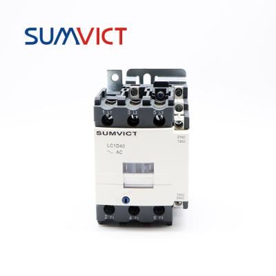 China The best price AC contactor LC1-D40 series classic type, sumvict electrical contactor types SMLC1-D40 for sale