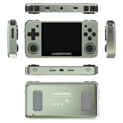 China Retro Aluminum Alloy Shell 16GB Kids Game Box RG351MP Handheld PS1 Portable Pocket Game Console for sale