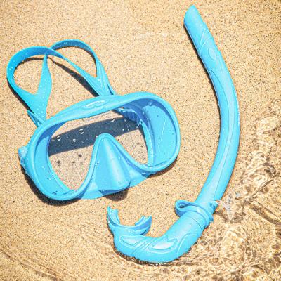 China Easy Breathing And Professional Anti-fog Dry Snorkel Set AM1000+AS600 for sale