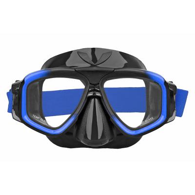 China New Design 180 Sight Mask Scuba Snorkel Swimming Diving Gear Wide Tempered Glass Custom Lens With Head Strap Strap for sale