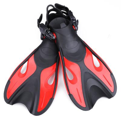 China Size 2 37-41 Swimming Diving Snorkeling 42-45 Silicone Adjustable Open Heel Soft Rubber Short Swimming Fins Diving Free Fins For Adults for sale