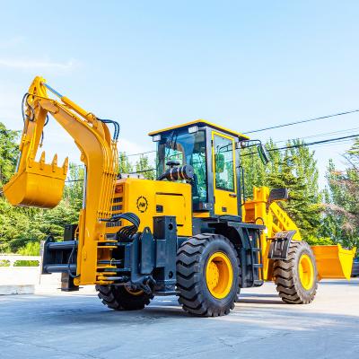 China Elevates Chinese Hot Selling Land Displacement 4x4 Machinery 2 Ton HW Brand Backhoe Top Loader for sale