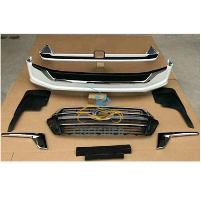 China Cnfisher steel high quality uprade lip body kit facelift bumper TOYOTA LAND CRUISER 2020 2021 for sale