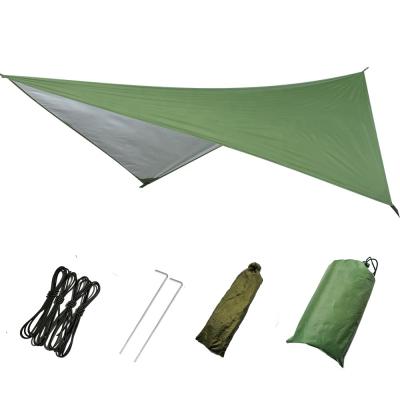 China 2019 Outdoor New Arrival Factory Price Iron Tent Peg Tarps Swing Cover Rain Fly Tarp for sale