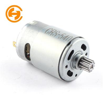 China Totally Enclosed 540 High Speed DC Motor 12V 105W 25800rpm High Speed Strong Magnet Juicer Vacuum Cleaner Impact Wrench Motor for sale