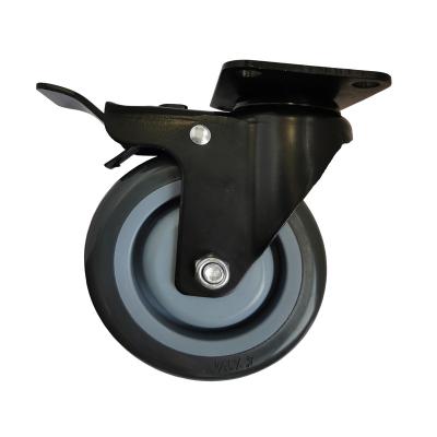 China Factory Price 4 Inch Casters with Brake Swivel Wheels for sale