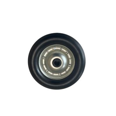 China Broad-spectrum Industrial Wheels For Trolley Factory Caster 8 Inch Heavy Duty Rubber Wheel QD35A.7 en venta