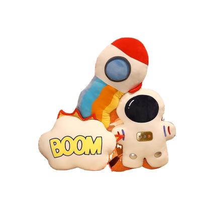 China 2023 New Design 60cm Cotton Rocket, 40cm Ship, 48cm Bomb Plush Toys (Space Series) With PP Cotton Filling For Kids Play for sale