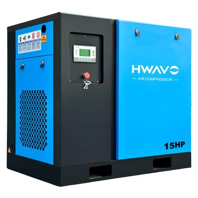 China China Manufacture 8bar/10bar 11kw Lubricated Professional Oil Free Electric Screw Air Compressor for sale