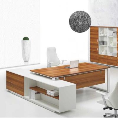 China Modern office desk furniture apple wood color executive desk table for boss (FOH-CXSB24) for sale